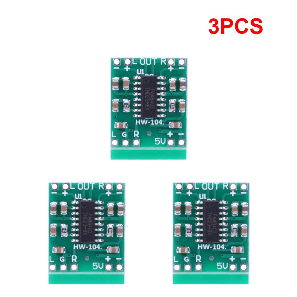 50-1PCS PAM8403 Audio Speaker Sound Amplifier Board Module DC2.5-5.5V 2*3W Mini Power Amplifier Board for Class D Stereo AudioGood product