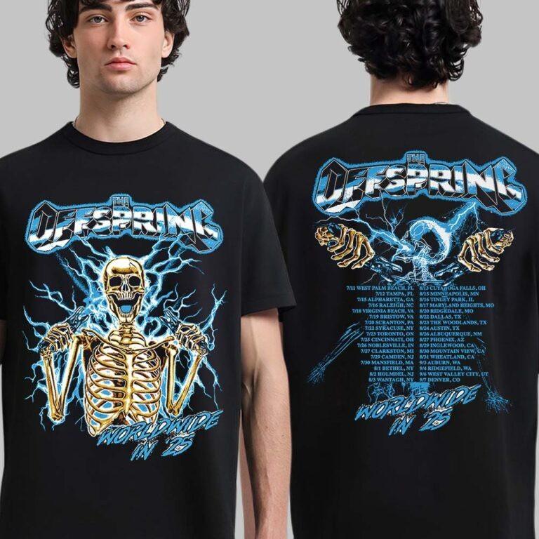The Offspring Spark Plug Skeleton Tour 2025 North America T-Shirt Unisex T-Shirt XL