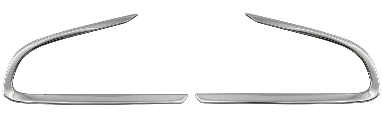 

BRIGHTZ Stainless Steel Plated Fog Light Garnish for Toyota Corolla Cross Ultra-Mirror (2-Piece Set) (Pre-facelift, 2010, 2011, 2015)