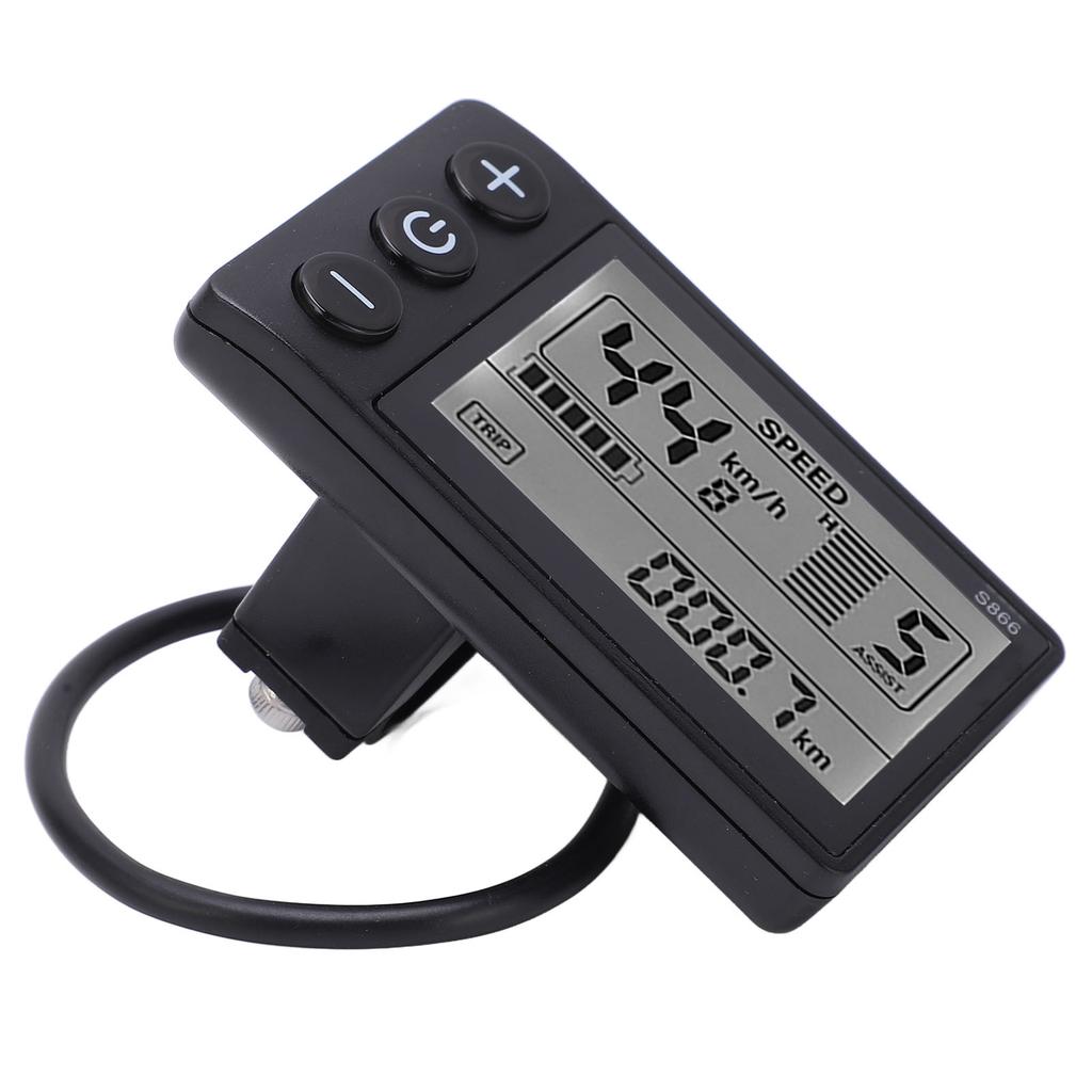 Elektrische Fahrrad S866 LCD Display Meter 24V 36V 48V Bedienfeld mit Wasser Beständig Stecker