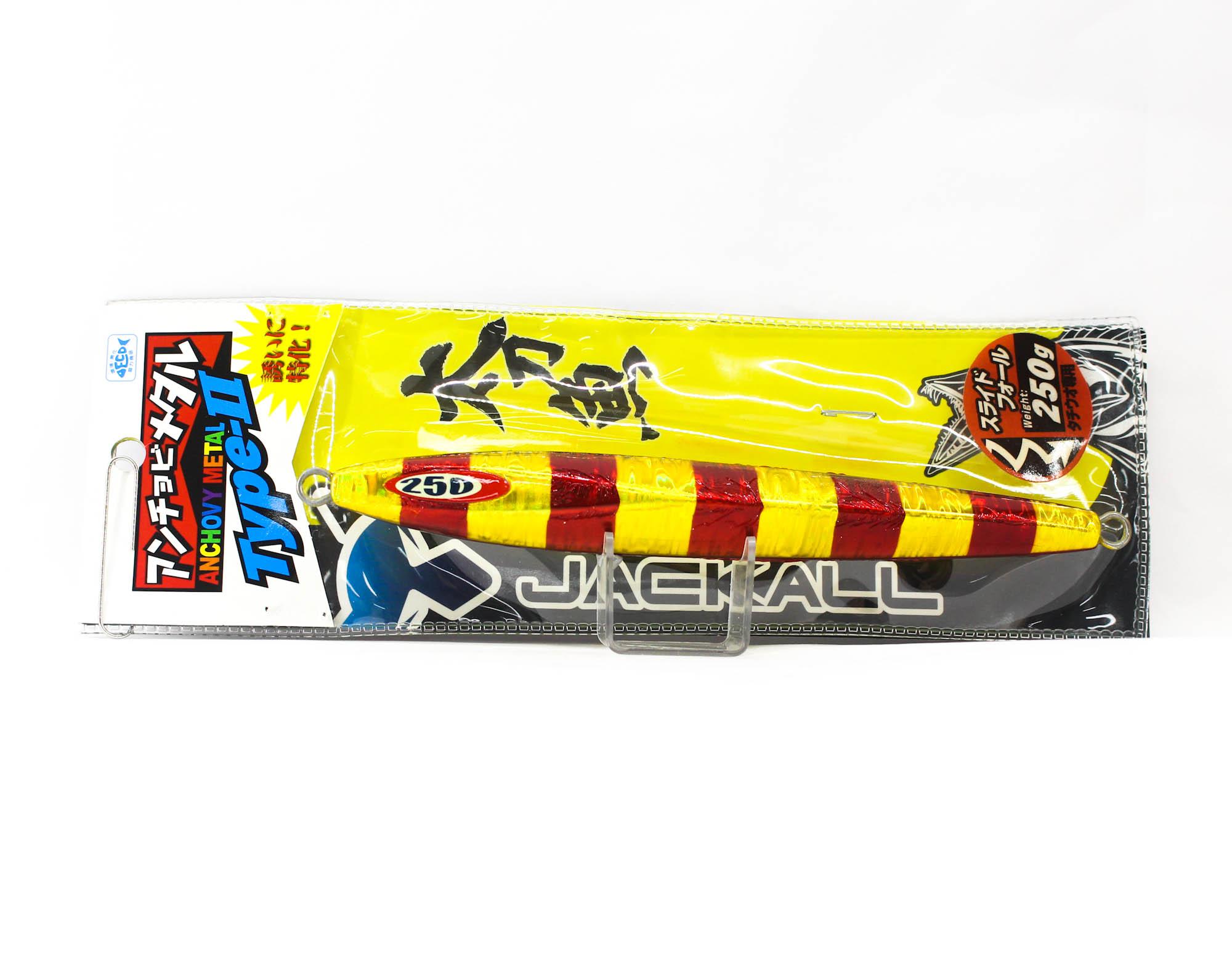 

Jackall Металлический Джиг Анчоус Тип 2 Медленное Скольжение 250 грамм RG Полоса (5054)