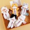 Plush Cat Keychain With Cute Charm For Backpack Decor Girls Gift