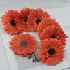 7pcs New Silk Artificial Sunflowers Gerbera DIY 3D Sunflower Flower 10cm Flower Arranging Simulated Flower Photography