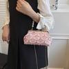 Pearl Hanfu Clutch Bag Kiss Lock Ladies Shell Bag Wrist Bag Sequin Banquet Bag  Banquet
