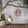10 Zoll Hängender Windspinner mit 360-Grad-Haken für Balkon-Gartendekor Frühling Sommer Außendekoration