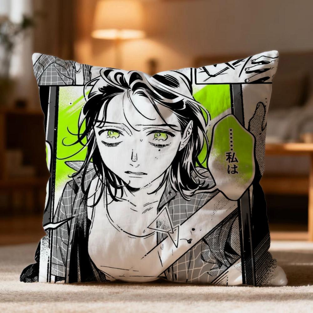 Fashion KKoga Mitsukied Cushion Cover Soft Washable Pillow Case Multi-Scene for Couch Bed Travel Office Use