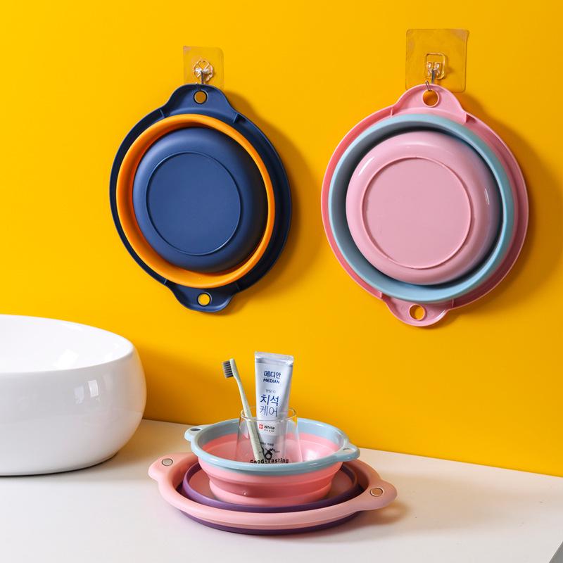 Portable Folding Wash Basin for Kitchen, Dorm, and Infant Care