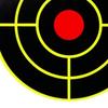 3 Inch Splatter Targets Stickers Self Adhesive Reactive Paper Target for Practice Fluorescent Yellow Red 100Pcs Per Roll
