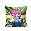 Cute DORO Pillow Case For Car Sofa Decorative Home Doublesided Print Plush Square Throw Pillow Cushion Cover