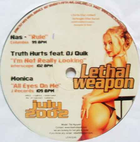 

12inch Record VARIOUS - Lethal Weapon July 2002 LEW024 Strictly Hits V 2002 US Rap & Hip-Hop/R&B Used