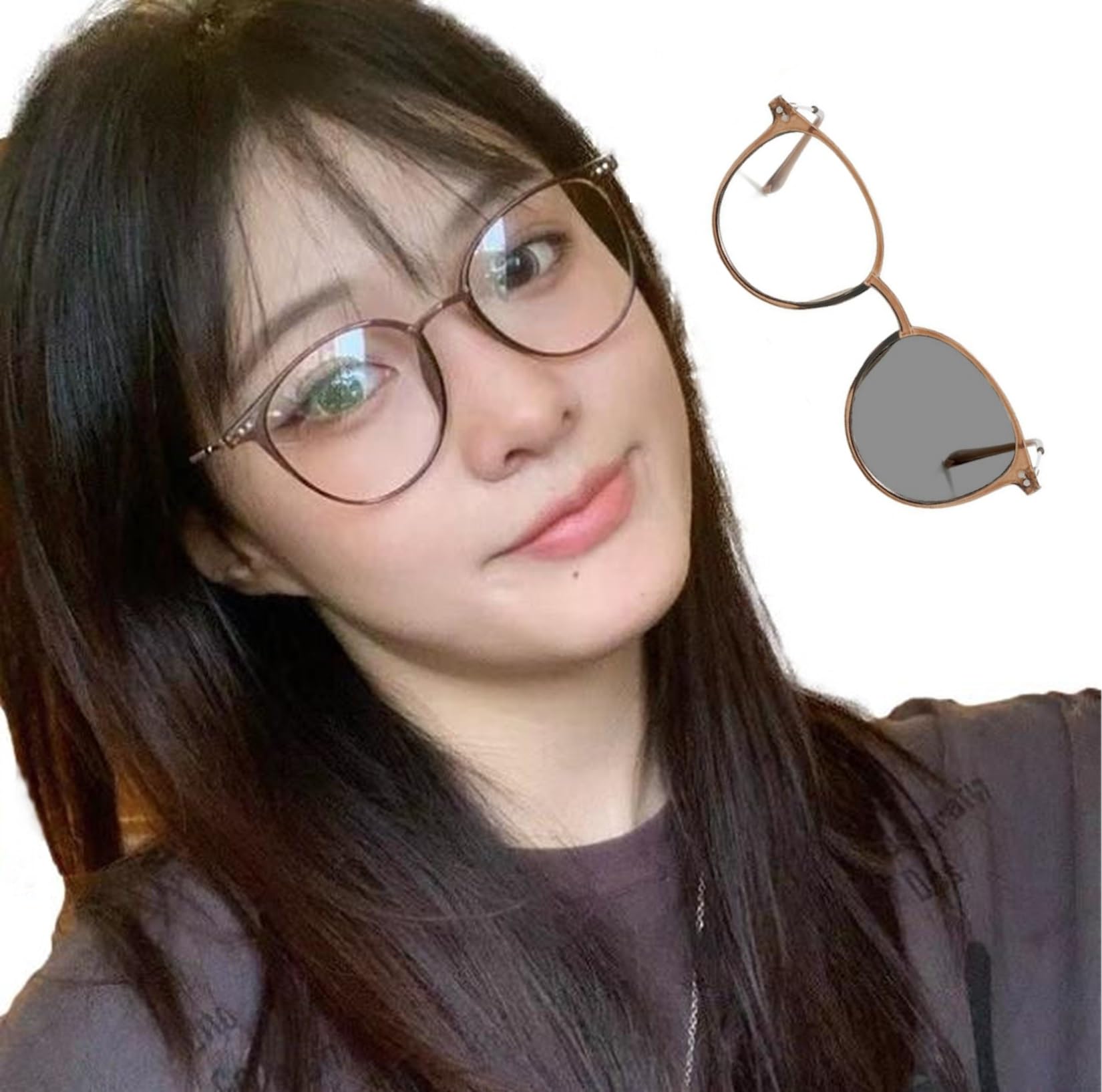 

REONAS Fashion Boston Glasses with Blue Light and Metal UV400 Slimming Perfect for and Going Boston 2 x Women s Blocking, Photochromic, Color-Changing