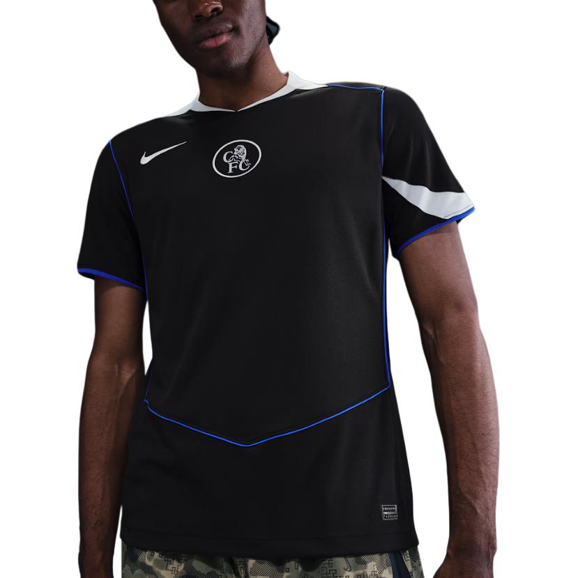 

Новая мужская стадионная третья футболка Nike Chelsea Fc 2025/26 Nike Dri FIT Total 90 Футбольная реплика HM3202-011 2XL