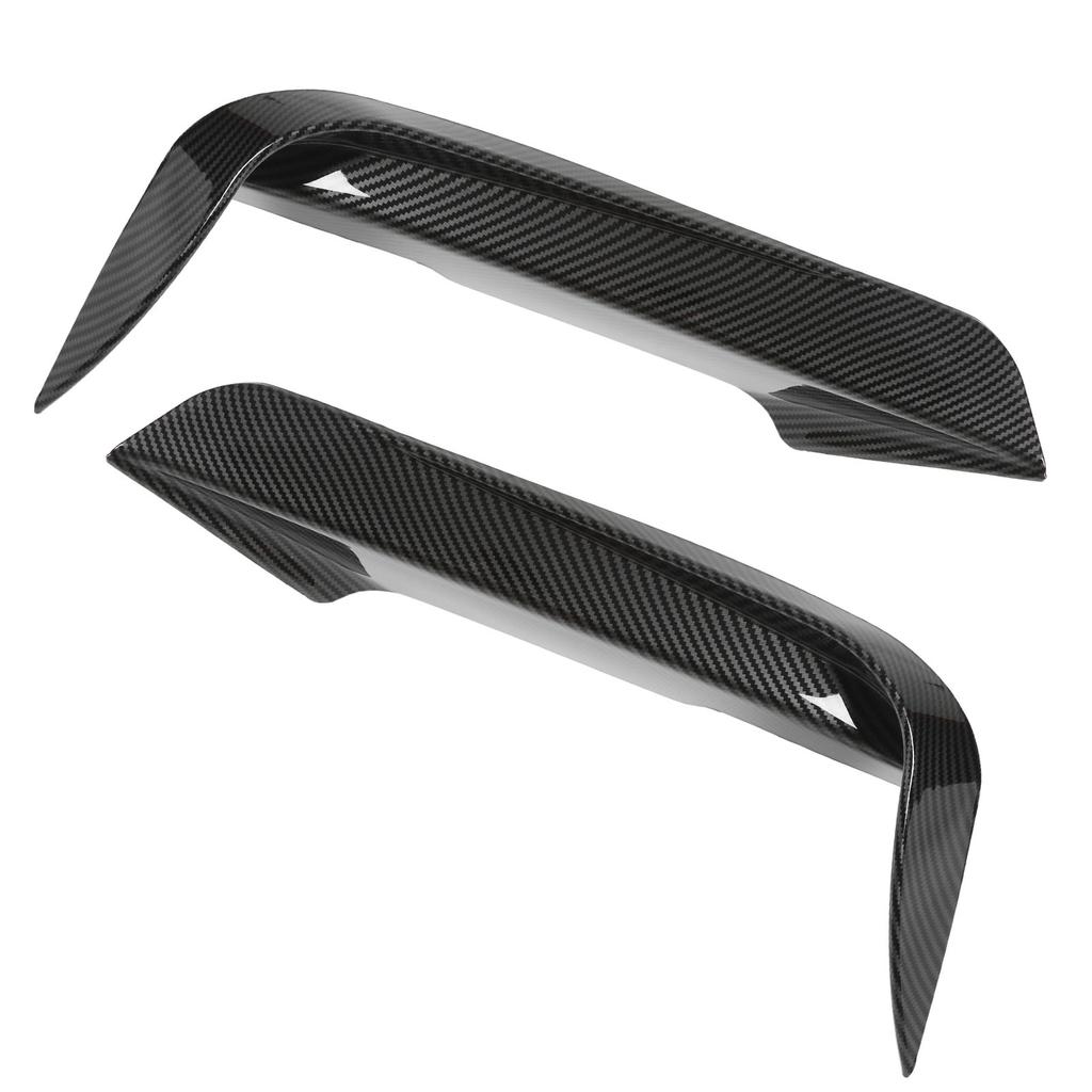 2pcs Front Bumper Vent Canard Splitter Left Right ABS Wind Knife Replacement for 3 Series F30 F31 F3 320i 328i M Sport