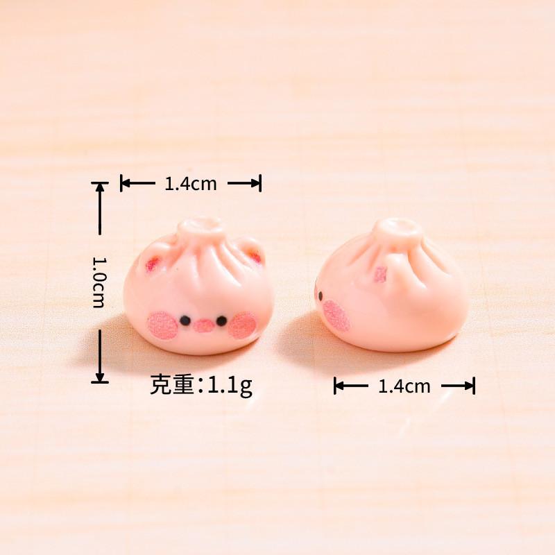 8Pcs Mini Cartoon Steambox Animal Miniatures Resin Breakfast Ornaments Fairy Garden Decoration Micro Landscape*-*&