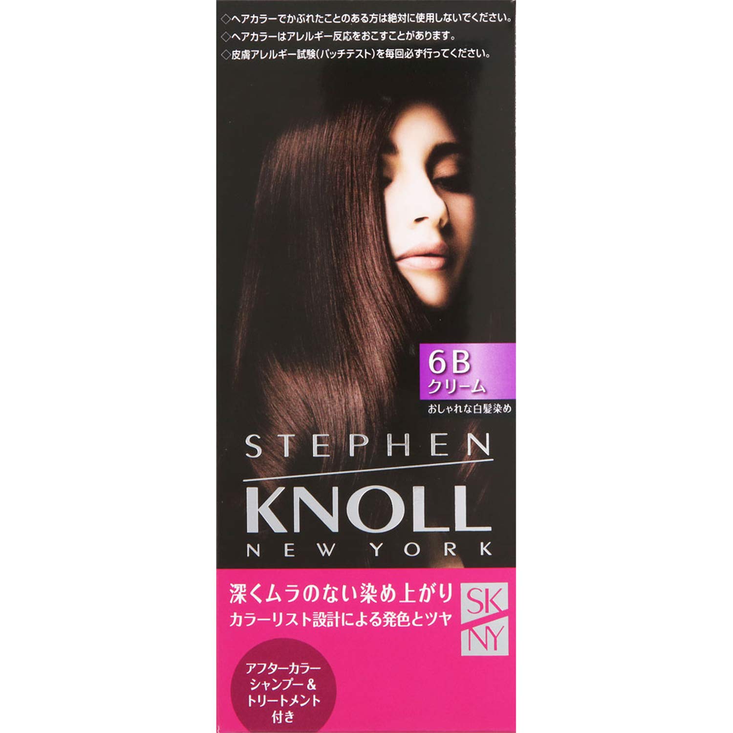 

STEPHEN KNOLL Color Couture Cream Hair Color for Gray 6B Medium 1 Count Hair, Brown, (Quasi-drug)