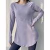 Long Sleeve Yoga Women Sportswear Gym Running Blouses Shirts Sports Fitness T Shirt Gym Workout