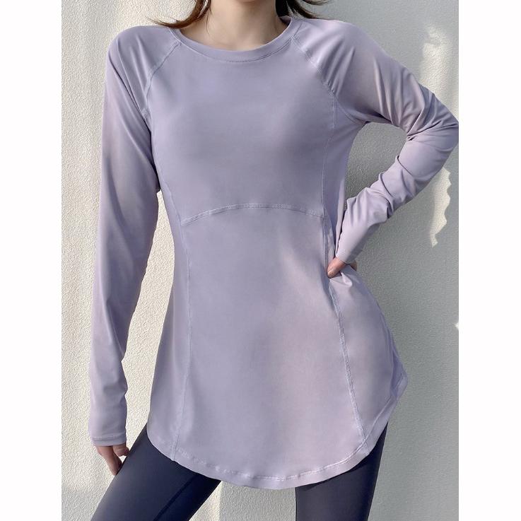 Long Sleeve Yoga Women Sportswear Gym Running Blouses Shirts Sports Fitness T Shirt Gym Workout
