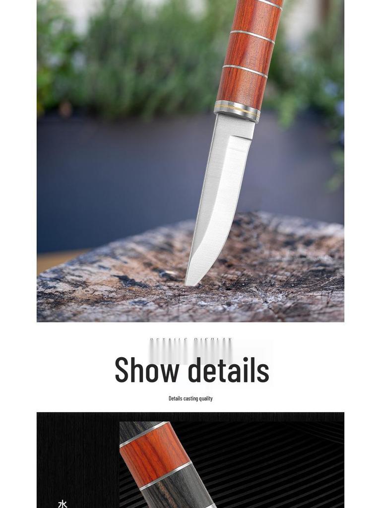 Mongolian Multi-Purpose Meat Knife: Ideal for barbecue, roast lamb, picnics, and household use; crafted from high-quality stainless steel.