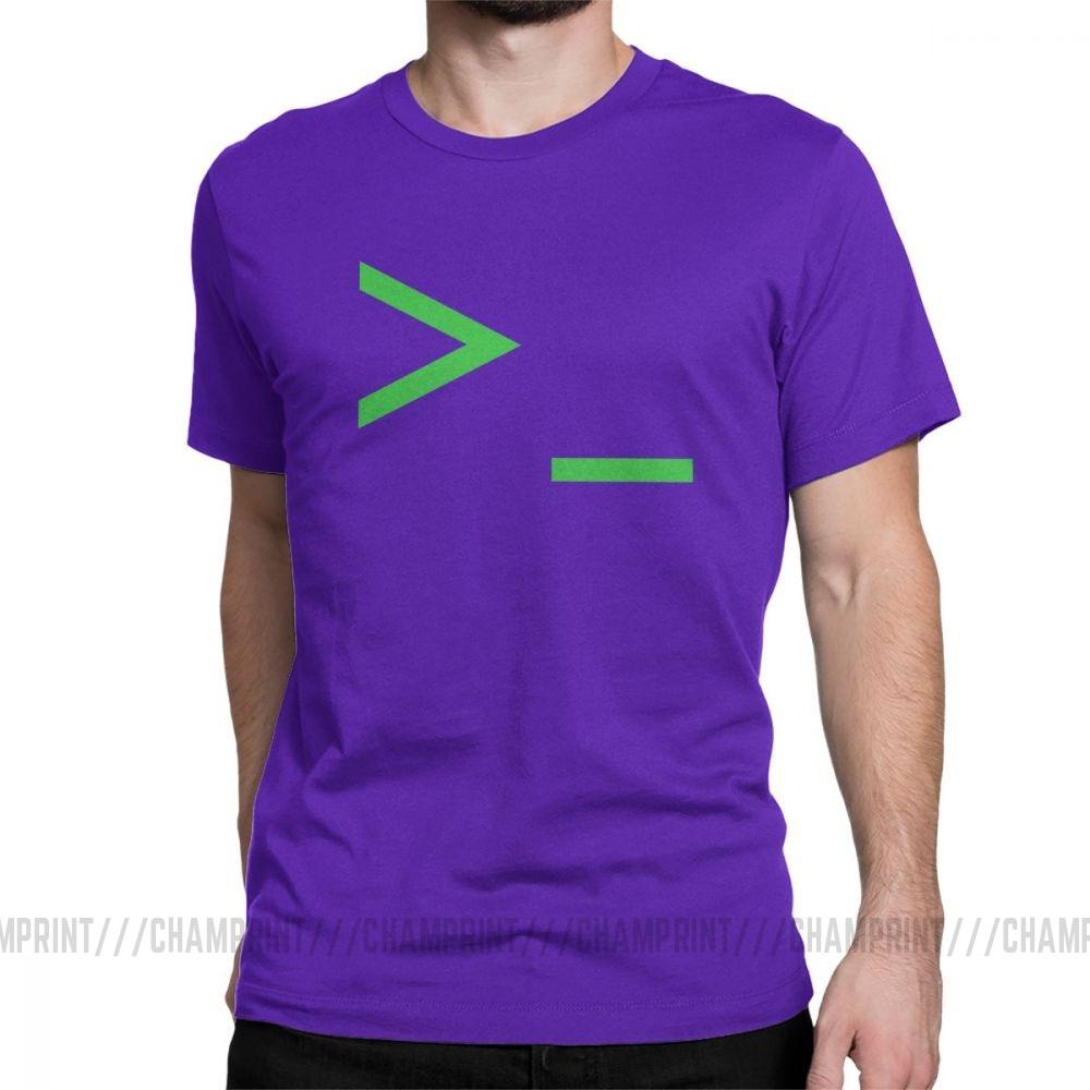 Command Prompt Men's T Shirt Unix Shell Command Line Prompt Code Programming Tees Short Sleeve O Neck T-Shirt Cotton Summer Tops