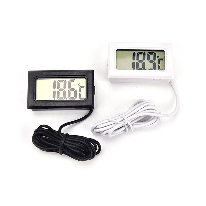 Mini Lcd Digital Fridge Freezer Temperature Thermometer Meter Temp Sensor Probe