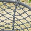 Two-Seater Boho Macrame Hammock Swing - Grey
