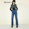 MO&Co. Women's High-Waist Deconstructed Flare Jeans
