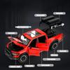 1/32 Scale Dodge RAM Mammoth Pickup Truck Off Road Alloy Toy Car Model Sound & Light Pull Back Collection Gift for Boys Children Kid