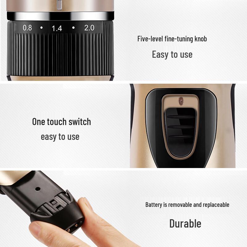 Aux Rechargeable Ceramic Hair Clipper