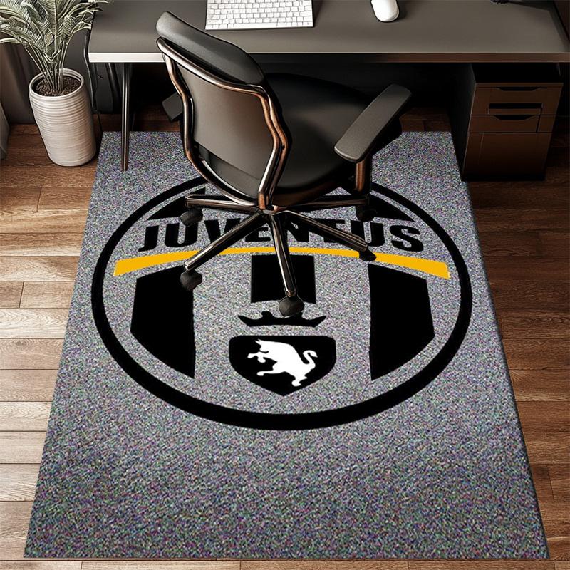Football Football Crest Printed Office Carpet Chair Cushion  Entryway Rug, Rugs for Living Room, Bedroom Christmas gifts