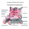 Jingdong Built Kids' 6-Size Adjustable Inline & Quad Skates