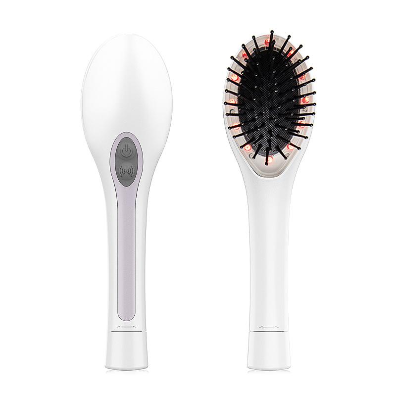 Electric Massage Comb Health Hair Comb Head Care Scalp Soothing Red Light Vibration Massage Liquid Hair Comb Massager