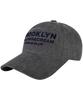 Bichiseuaenkeulim Brooklyn Tennis Club Pigment Ball Cap-Charcoal
