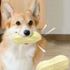 Juguete Chirriante de Cacahuete para Perro Juguete Seguro para la Dentición de Cachorros Juguete Masticable para Perros Juguete de Limpieza Dental para Perros Grandes Pequeños Medianos