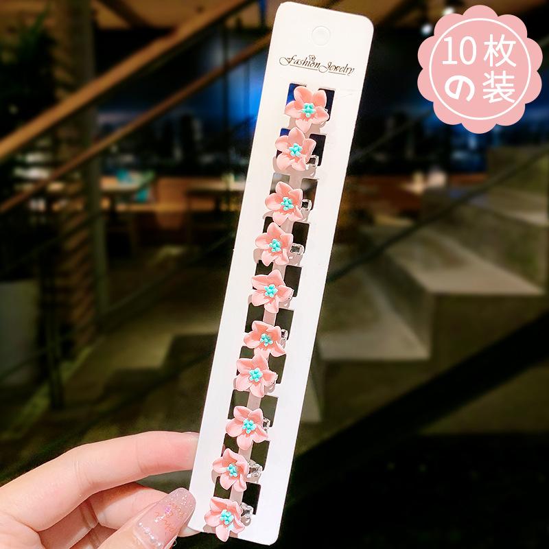 10 KS Nová Květinová Princezna Dívky Roztomilá Sponka do Vlasů Vlásenky Dětská Pokrývka Hlavy Sponka do Vlasů Sponky do Vlasů Vlasové Doplňky