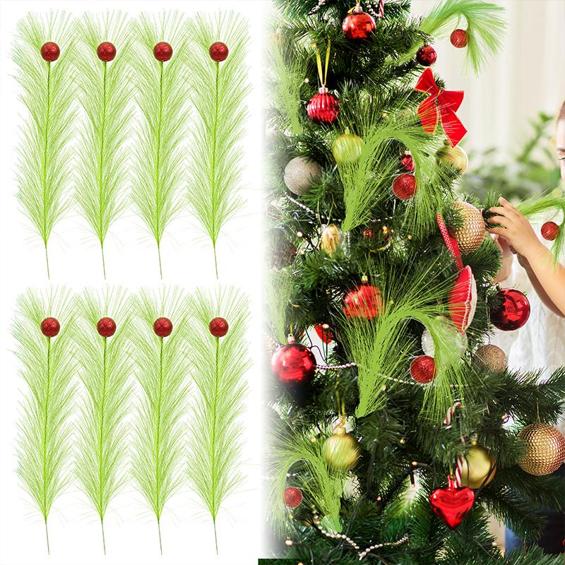 2PC Firework-Inspired Wall Decorations Holiday Mall Decoration Supplies Realistic Silk Reeds for Events Durable & Safe 43cm