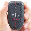 5 Button Silicone Remote Key Ring Case Cover Shell Holder Protector For Honda Passport CRV Pilot Accord Civic HRV 2016-2021