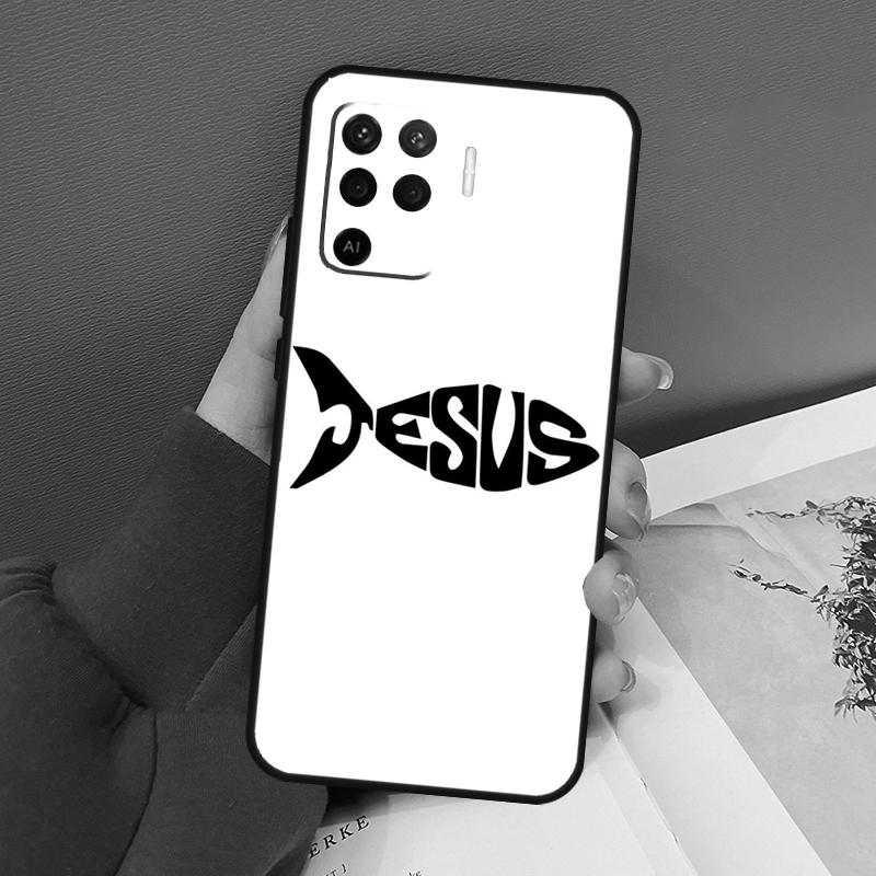 

Fish Symbol Jesus Christ Christian Case For Oppo A76 A16 A96 A17 A18 A60 A80 A40 A38 A58 A78 A98 A94 A74 A54 A15 A57 A77 A5 Pro OPPO A54 5G