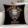 Metal PParkway DriveS Cushion Cover Breathable and skinfriendly linen pillowcase square removable and washable cushion