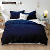 Starry Sky Polyester Duvet Cover Set King Size White Star Colourful Galaxy Starry Space Nebula Abstract Cosmos For Boy Girl Kids