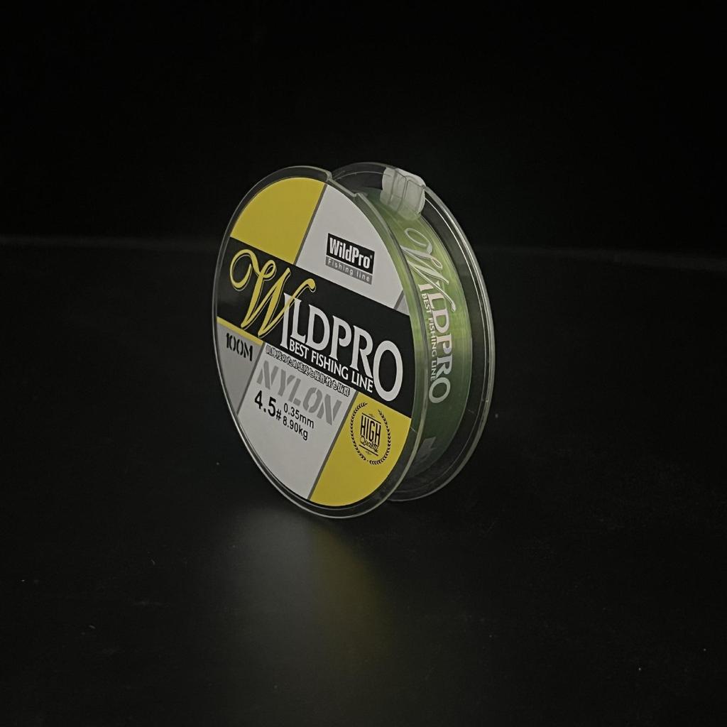 WildPro High-Strength Transparent Nylon Fishing Line, 100 Meters - Japanese Original Thread Leader