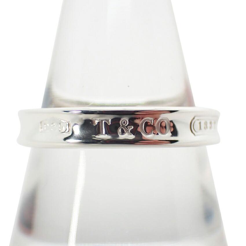 

[Б/у] TIFFANY/Tiffany 925 1837 узкое кольцо/Нет. 15/г414-41
