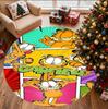 Garfield Pattern Round Rug, Indoor/Outdoor Mat, for Picnic, Gameroom, Bedroom, Office, Living Room, Home Decor Carpet, Birthday Gift
