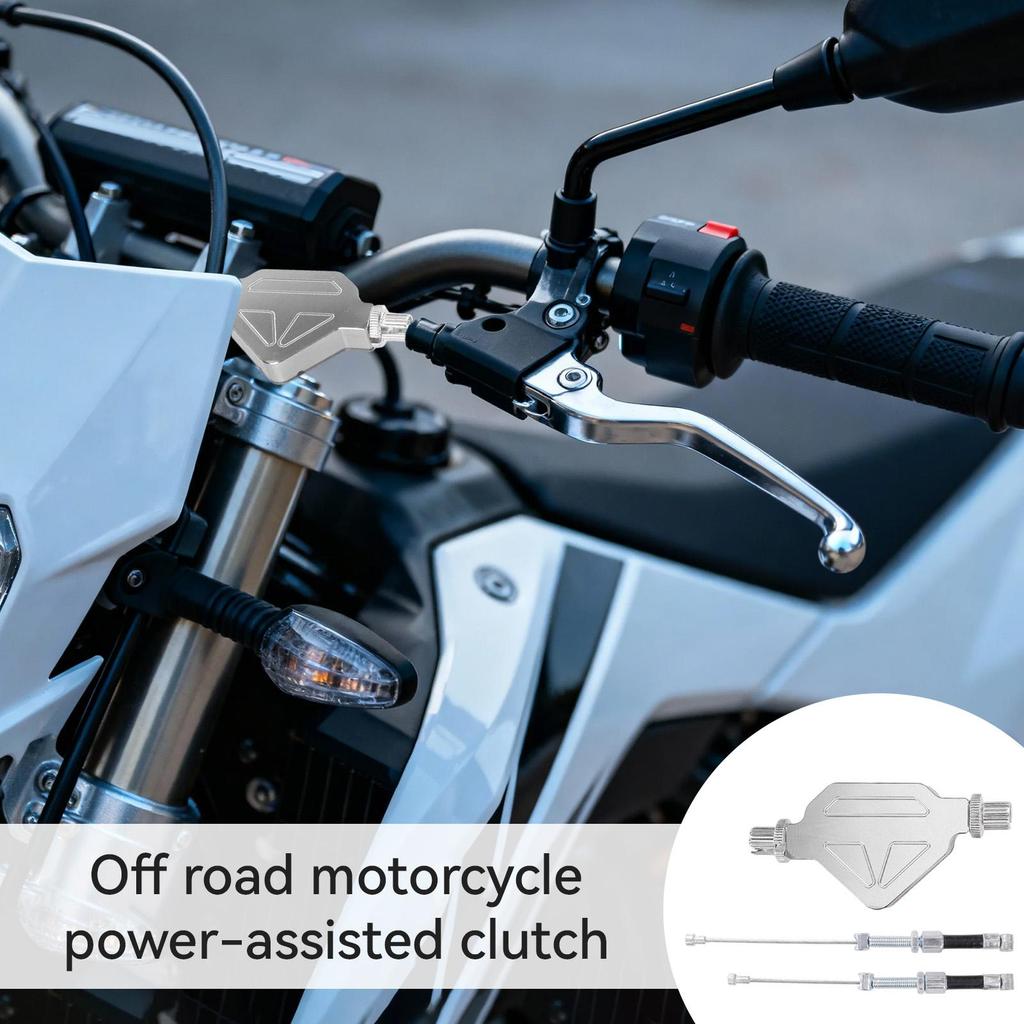 Motorcycle Stunt Clutch Replacement Replacement With Cable Aluminum Alloy Easy Pull Clutch System For Motocross Trail Riding
