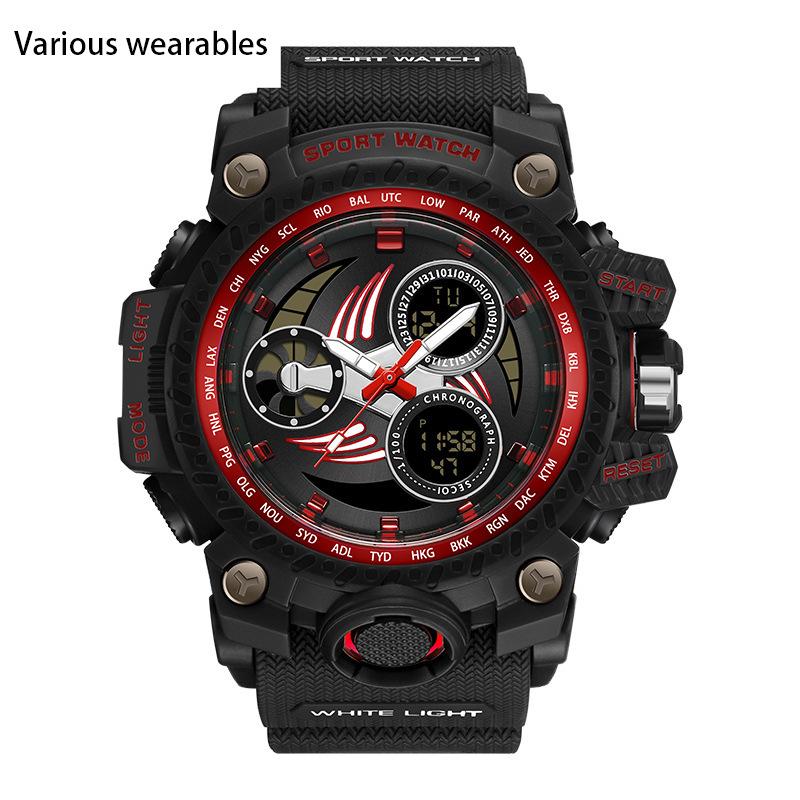 New Youth Electronic Watch Luminous Waterproof Fashion Wind Shockproof Alarm Clock Men's Watch