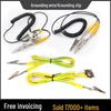 Anti-Static PVC Black Wire with Dual Alligator Clips for Conductive Testing
