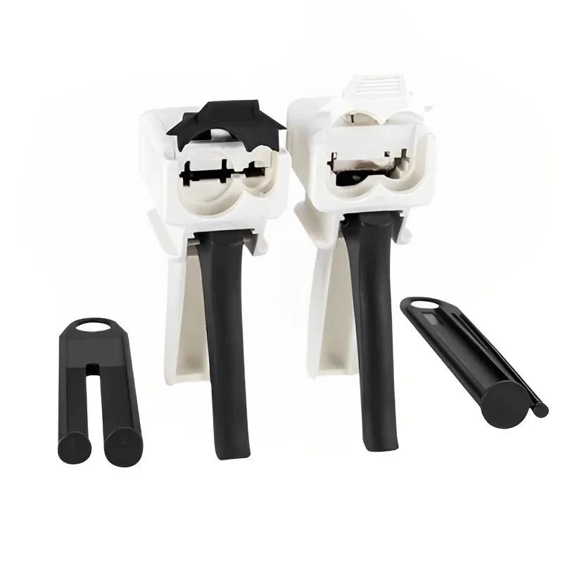 AB Epoxidklebepistole 50ml Kartuschenapplikator Universal Zwei-Komponenten Griff Dichtmittelklebepistole Passend für Gemischt 1:1/2:1 AB