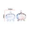 Transparent Butterfly Glass Storage Jar Jewelry Box with Lid Wedding Candy Gift Jar Candle Aromatherapy Bottle Cabinet Decor New