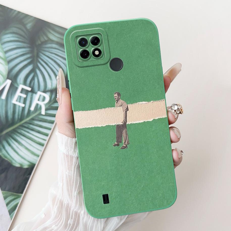 For Realme C21 RMX3201 Case Realme C25 Cover Popular Sunflower Soft Silicone Phone Case For Realme C25S C25Y C21Y C 21 C 25 Capa