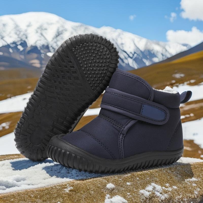 

Унисекс Детские Уличные Нескользящие Зимние Снежные Ботинки Теплые Плюшевые Малыши Мальчики Девочки Удобная Обувь для Ходьбы Размер 19-28 19