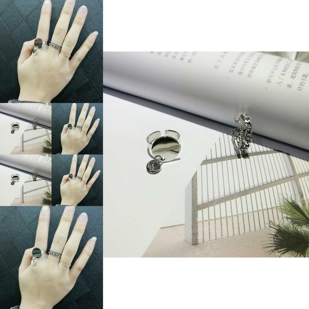 Stunning S925 Silver Ring For Women In Vintage Korean Style With Adjustable Fit